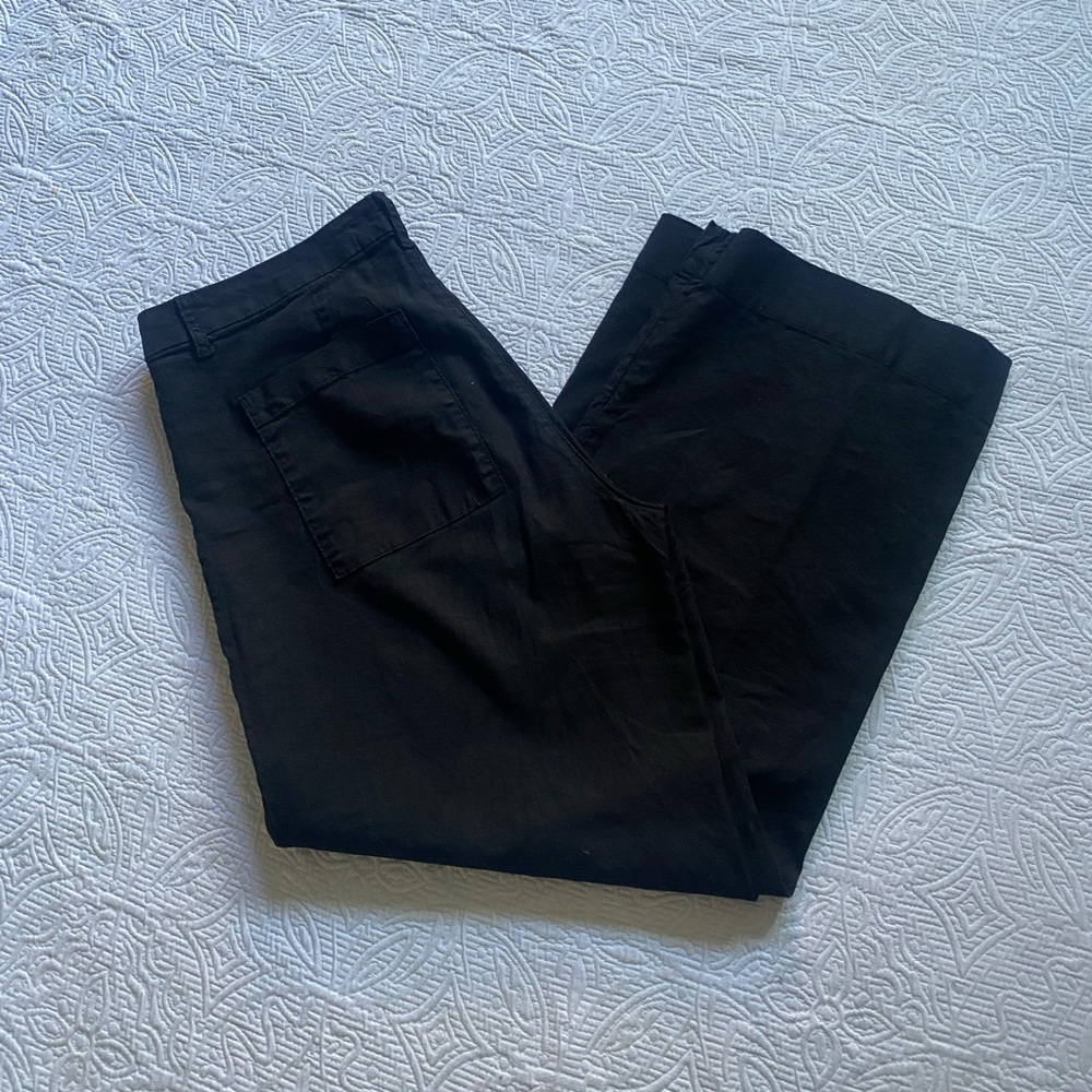 Frank & Eileen Black Wide Leg Pants